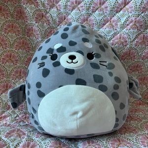 Odile Squishmallow - 12” Grey Spotted Seal Squishmallows Plush